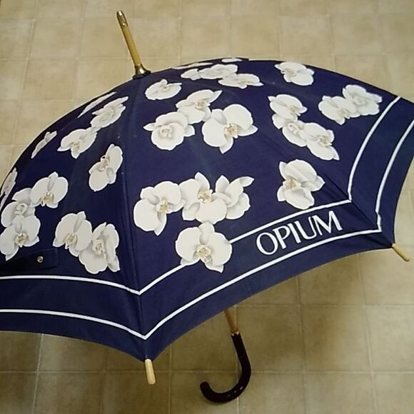 YSL YVES SAINT LAUREN VINTAGE OPIUM UMBRELLA - Picture 4 of 16